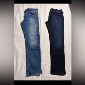 2 MAVI JEANS JAKE SLIM LEG 34/32 new